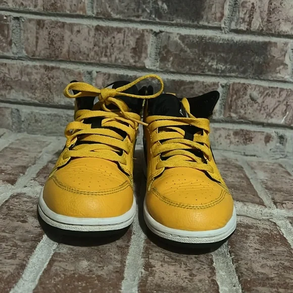 Kids preschool Jordan 1 mid University Gold size 2y - Picture 7 of 13